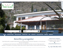 Tablet Screenshot of hotelpuertovillamar.com